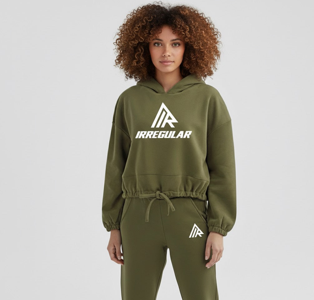 Duece Women's cropped hooded sweatshirt